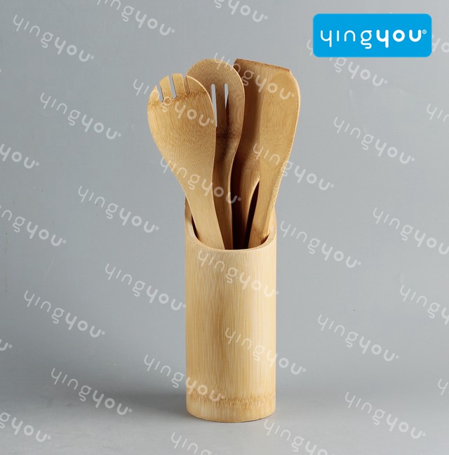 BAMBOO UTENSIL HOLDER