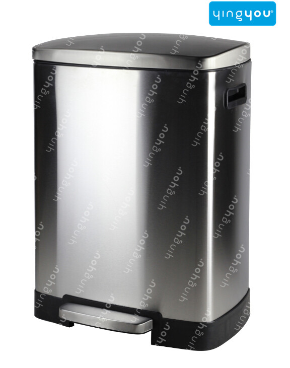 40L STAINLESS STEEL RECYCLE DUSTBIN (15L+25L SOFT CLOSE)