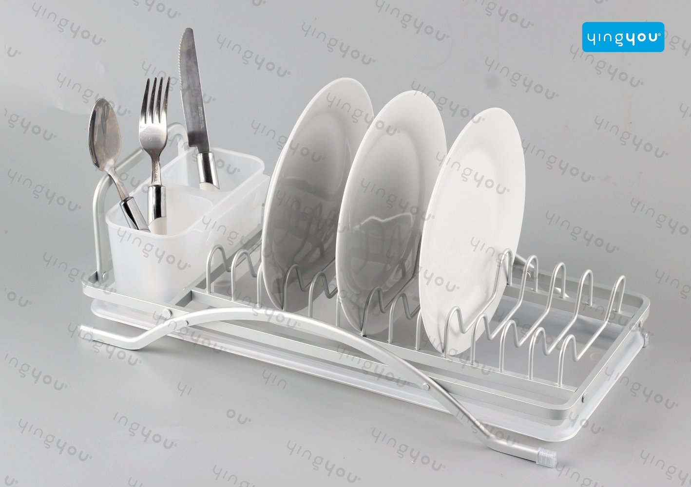 ALUMINUM DISH DRAINER