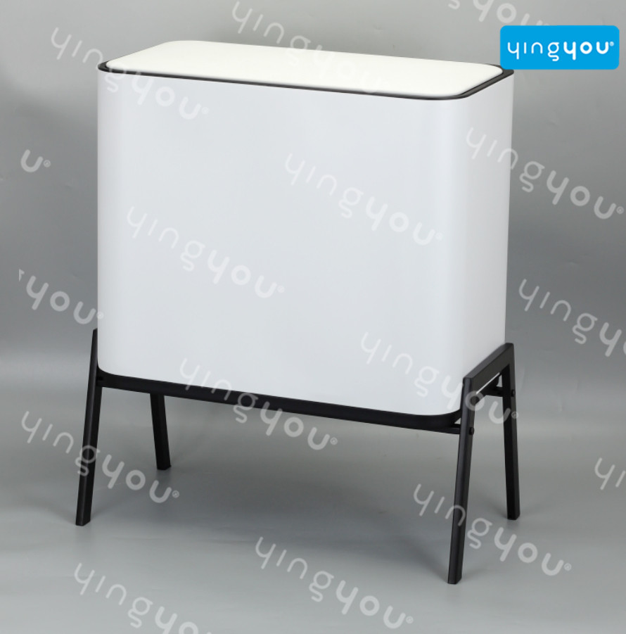 40L RECYCLE PUSH BIN WITH LEGS
